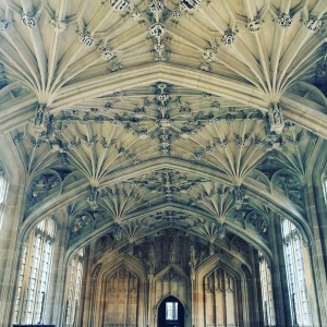 The Old Divinity School, in the Old Bodleian Library. 